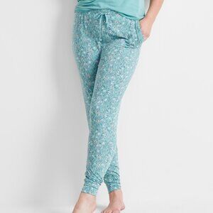#156. State of Day Printed Jogger Pajama Pants-Garden Bru